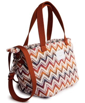 Bolso de mano y bandolera de calidad premium. Elegante y versátil. Color Teja o rojo