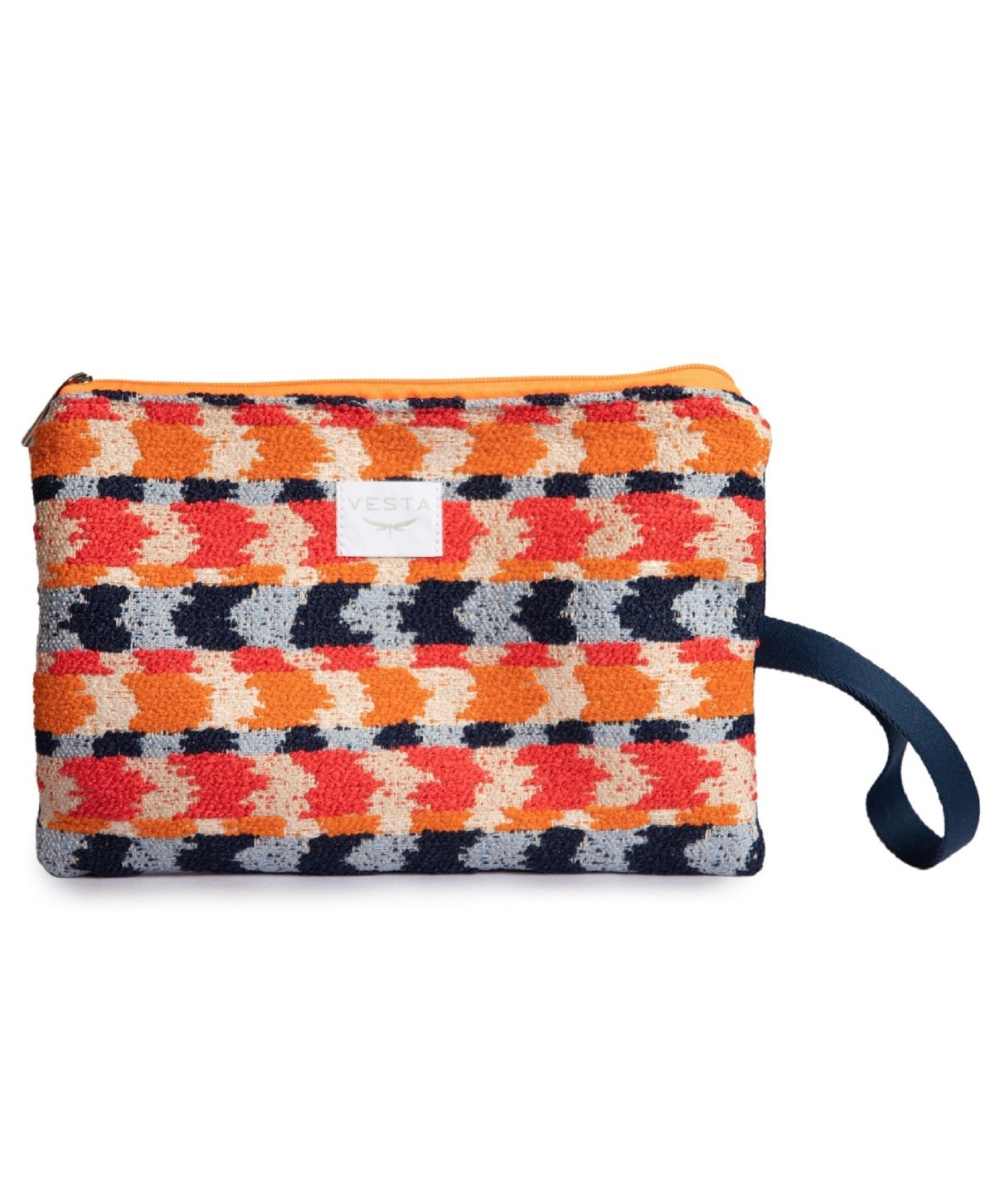 Cartera de mano elegante en tejido exclusivo. Color naranja. Cremallera fluor. Calidad premium. Estilo y toque único Cartera de mano elegante en tejido exclusivo. Color naranja. Cremallera fluor. Calidad premium. Estilo y toque único
