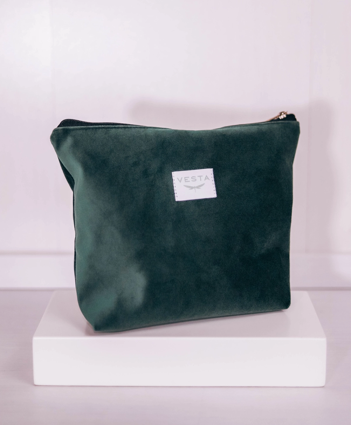 Velvet Neceser Verde Velvet Neceser Verde