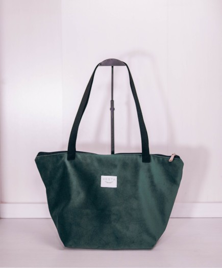Velvet Pack Verde - Bolso mediano + Neceser
