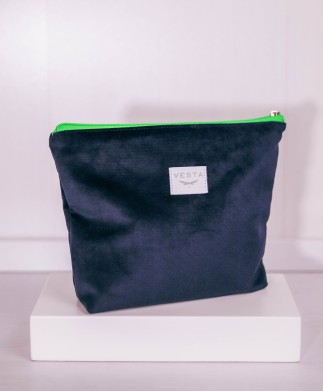 Velvet Pack Azul - Bolso grande + Neceser