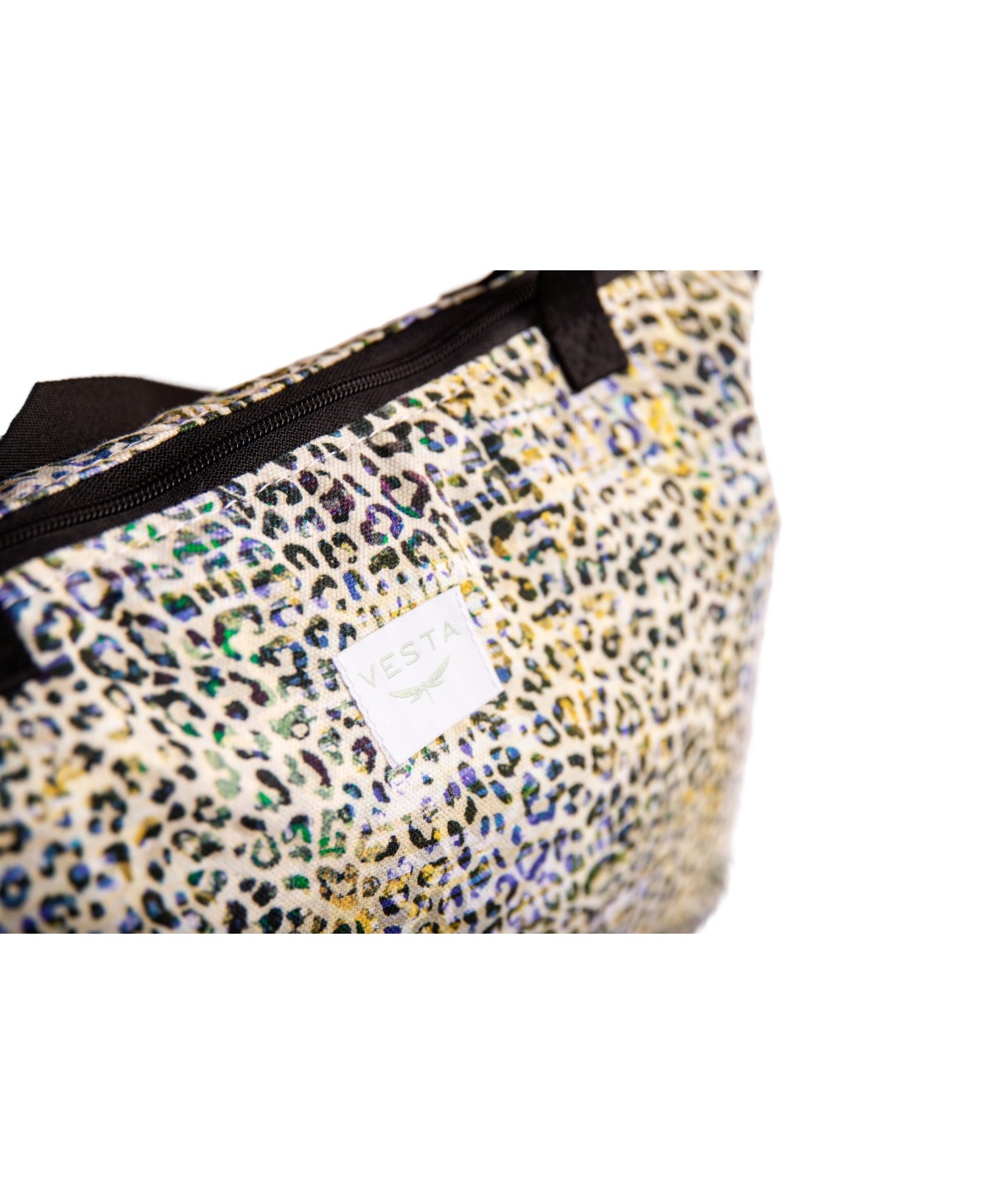Bolso de mano y bandolera estampado animal de tamaño medio Bolso de mano y bandolera estampado animal de tamaño medio