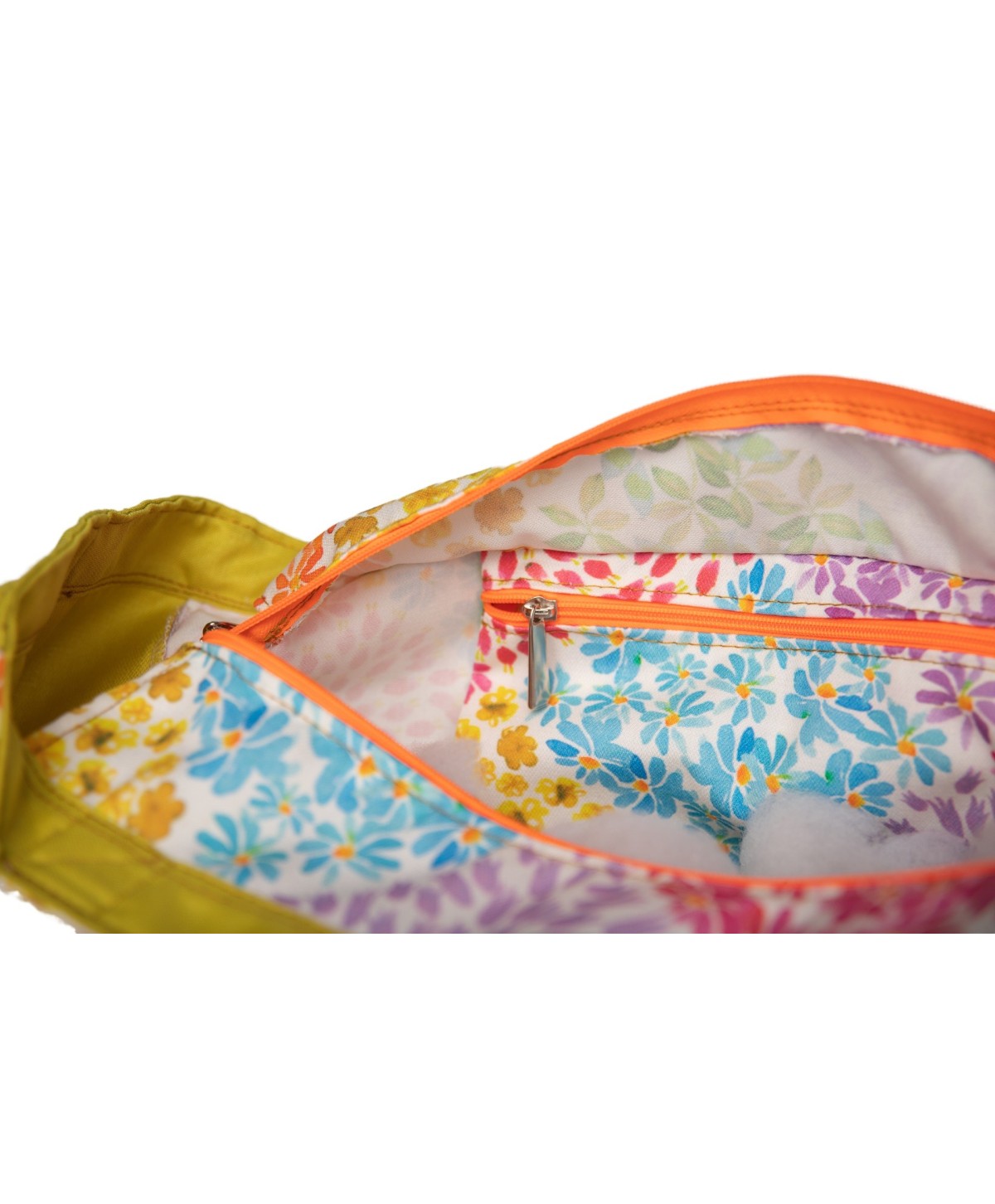 Bolso o Maxi bolsa de tela repelente al agua y gran capacidad. Color estampado de flores. Cremallera fluor Bolso o Maxi bolsa de tela repelente al agua y gran capacidad. Color estampado de flores. Cremallera fluor